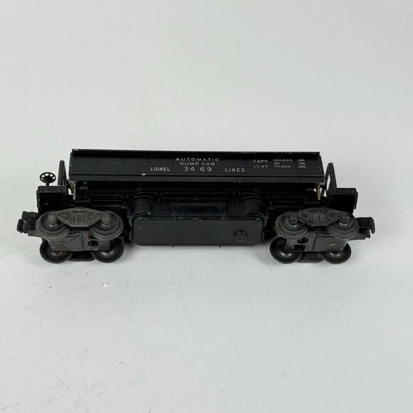 Lionel 3469 Automatic Coal Dump Car & Oil Tanker Vintage Train Cars - Picture 6 of 11